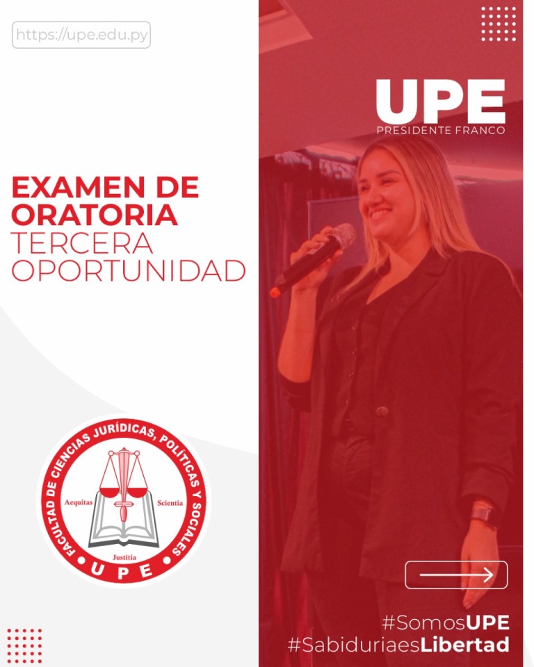 Alumnos de Derecho Culminan Examen de Oratoria